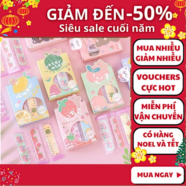 Hộp 20 miếng băng dán cá nhân , băng dán vết thương cute giá rẻ - Aplusmart