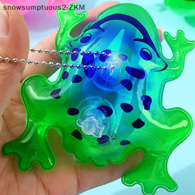 1 Bong Bóng Bơm Hơi Hình Chú Ếch Vui Nhộn 11 / 20cm