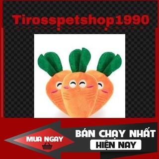 [❌GIÁ SỈ❌] Đồ Chơi Củ Cà Rốt Nhồi Bông Kêu Bíp Bíp Thú Cưng ❤️