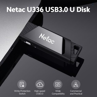 Usb 3.0 32GB Tốc Độ Cao Netac U336 Đen