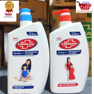 Sữa Tắm Lifebuoy 800g Ion Bạc Chính Hãng - Bảo Vệ Cơ Thể Khỏi 99,9%Vi Khuẩn