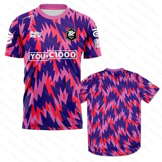 Áo Thun Đồng Phục Thể Thao Ngắn Tay Thoáng Khí In Tên Nhóm Nhạc PRX 2023 / 24 Esports 3D