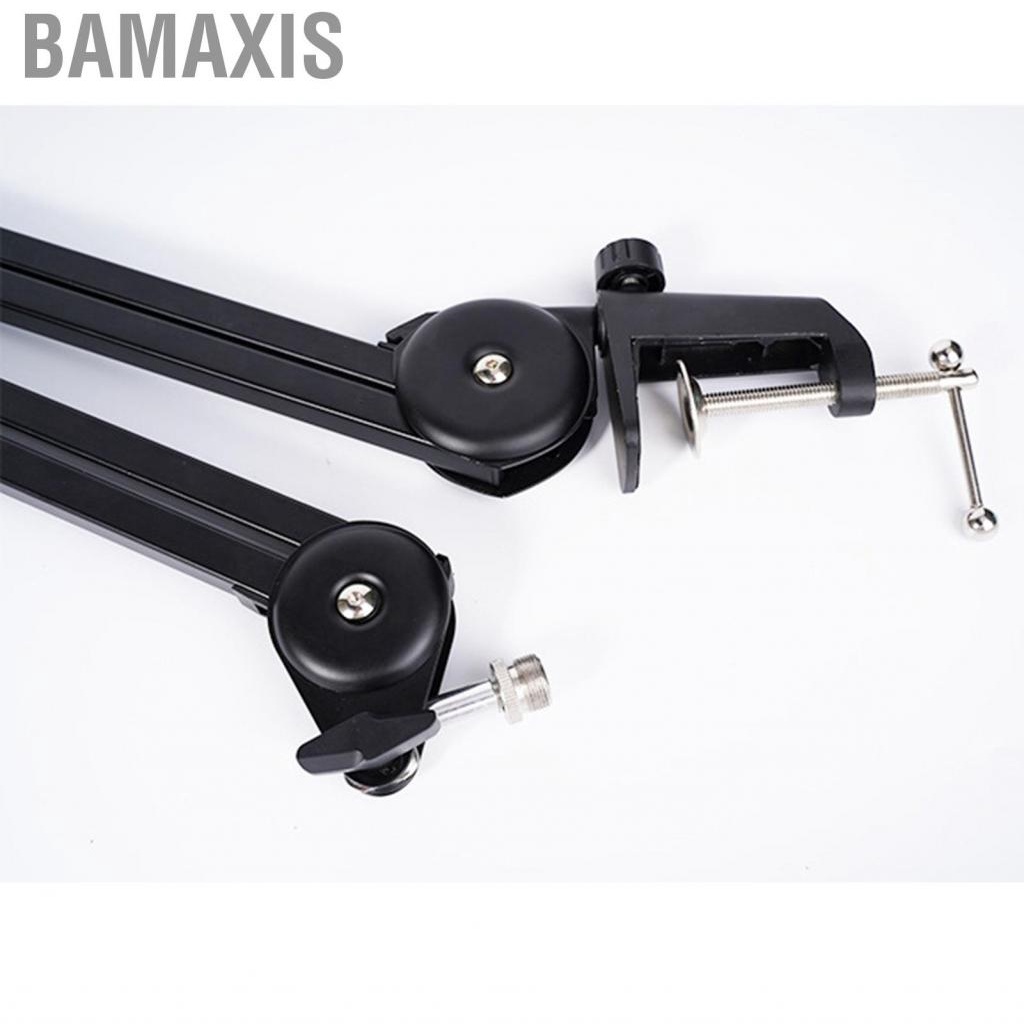 Bamaxis Microphone Boom Arm Mic Stand Springless Cantilever Bracket Condenser Live Recording Desktop
