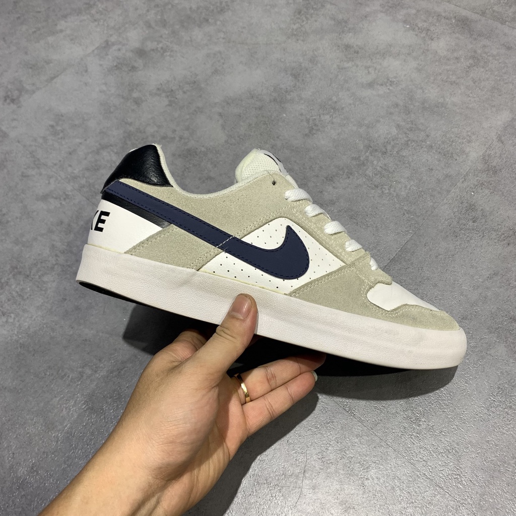 2hand giày NIKE DELTA FORCE VULC SB TRIPLE WHITE 942237-112 SIZE 42 PVN10128