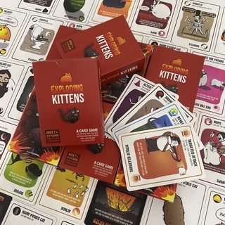 Bộ Bài Exploding Kittens - Trò Chơi Mèo Nổ Uống Đê