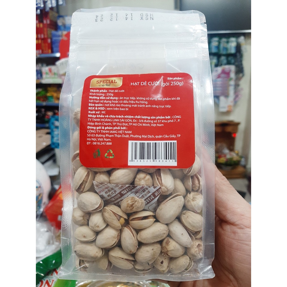 HẠT DẺ CƯỜI NHẬP KHẨU MỸ