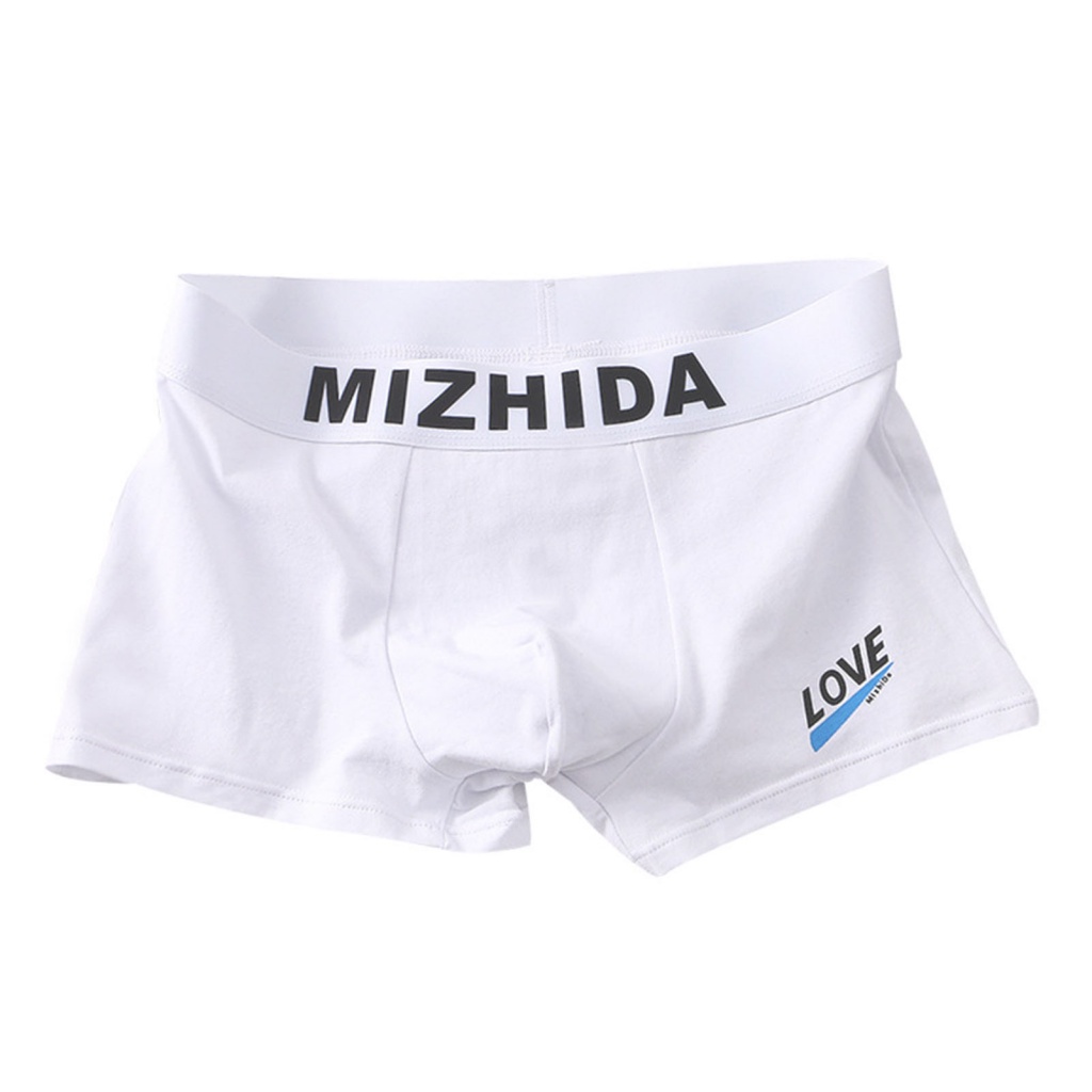 Quần Lót boxer Mềm Thoáng Khí Thoải Mái In Chữ Thời Trang Cho Nam