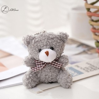 Gấu bông 8cm mini dễ thương dùng làm móc khóa