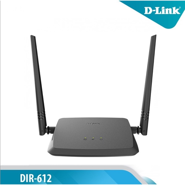 Phát wifi DLink DIR 612 chuẩn N 300Mb Chính Hãng 2 Anten