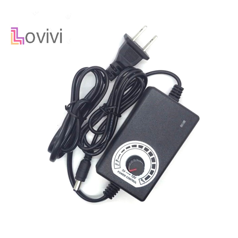 [Lovivivi] AC / 100-220V đến 1-24V 3-12V 2A Bộ đổi nguồn có thể điều chỉnh Điện áp quy định MỚI