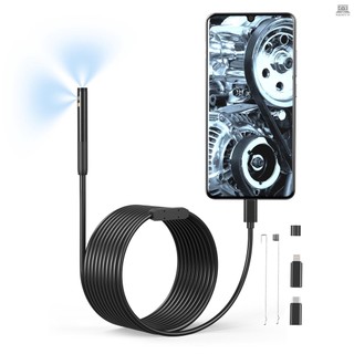 Camera Nội Soi 1920 * 1440 6 + 1 Đèn LED 2 Camera IP67 Chống Thấm Nước Loại C Đến iOS 300cm / 118inch