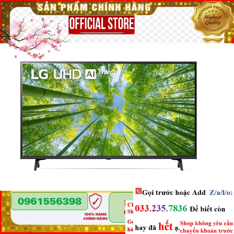 SALE> Smart Tivi LG 55UQ8050PSB 4K 55 inch Mới 2022 <