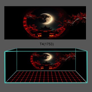 [Tặng Đồ Dán+Sticker] Tranh 3d Decal có sẵn keo, Tranh Dán Bể Cá Thủy Sinh, Bể Cá Rồng (Tranh Dán Lưng)