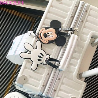 Thẻ Hành Lý Bằng PVC Họa Tiết Hoạt Hình Mickey Minnie Dễ Thương