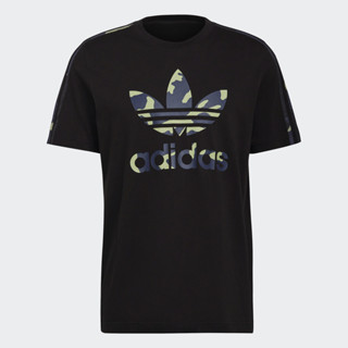 adidas Phong cách sống Áo Thun Graphic Rằn Ri Nam Đen HF4888