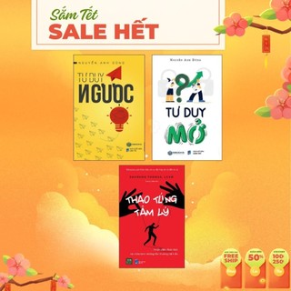 Sách - Combo 3 Cuốn:  Tư Duy Ngược + Tư Duy Mở + Thao Túng Tâm Lý