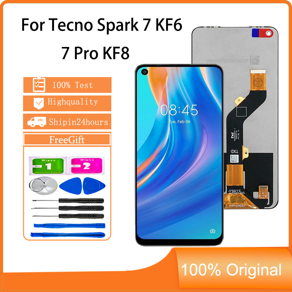 Thay thế màn hình cảm ứng LCD Tecno Spark 7 KF6 7 Pro KF8