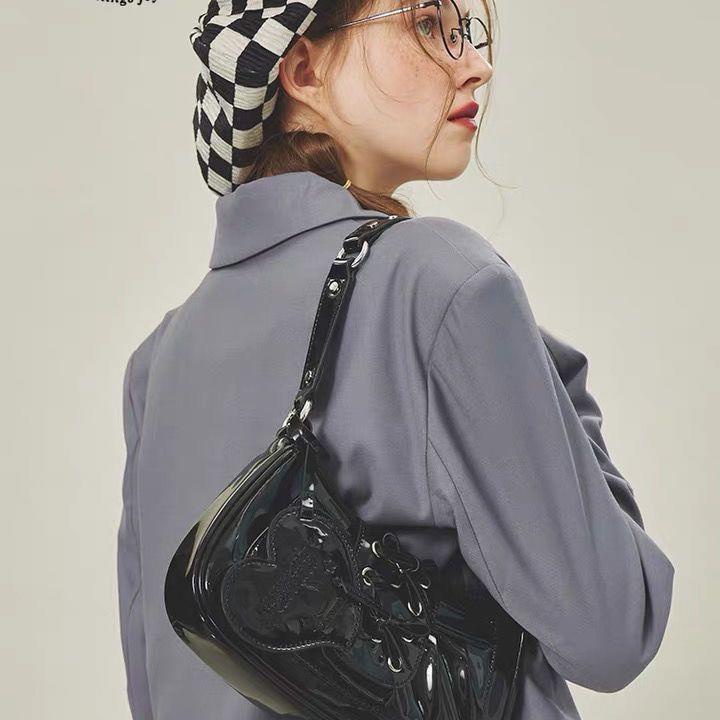 Túi Đeo Vai Bằng Da Bóng Thời Trang Cho Nữ