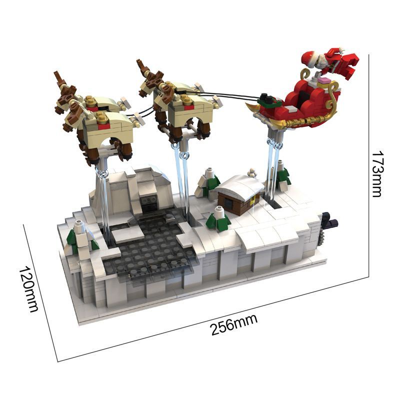 Bộ Đồ Chơi Xếp Hình lego Hình Ông Già Noel Giáo Dục Cho Bé
