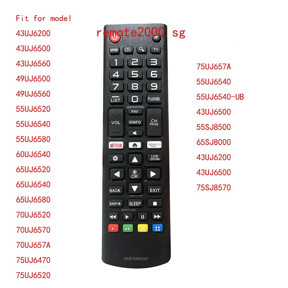 Được sử dụng cho LG AKB75095303 Điều Khiển Từ Xa Mới Cho 32LJ550D, 32LJ550D.AAU 32LJ610D 43LJ550T 43