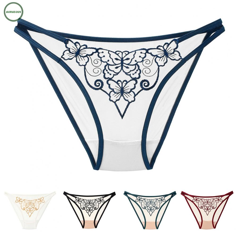 New Coming~Panties Underwear Women All Season Daily/Night Embroidery Regular Sexy#Home Essentialses