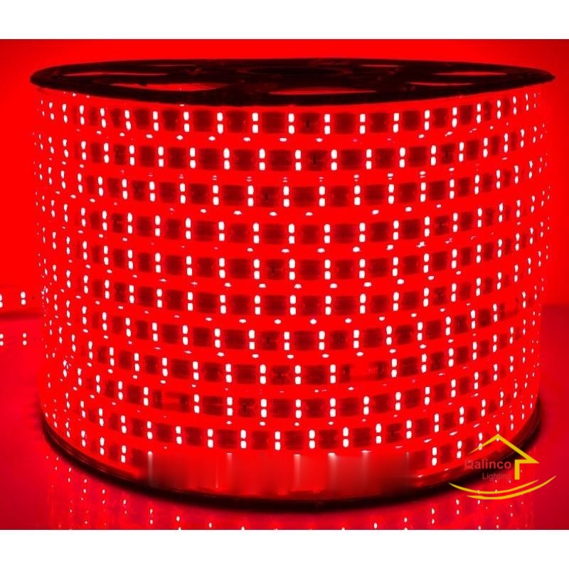 Dây đèn led đôi 2 hàng bóng 2835, bọc nhựa chống nước
