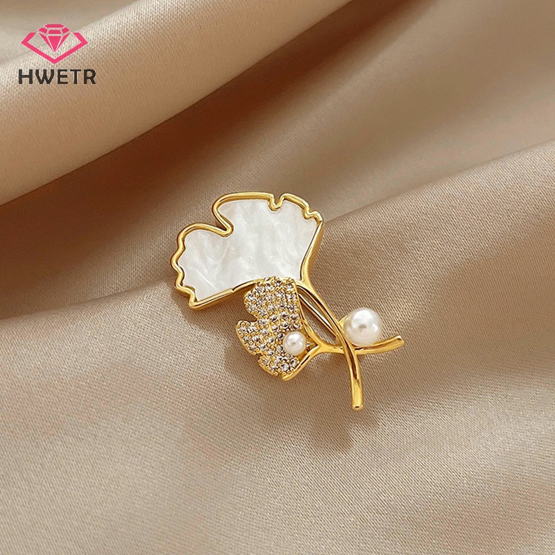 Trâm cài áo HWETR hình bướm bằng kim loại thời trang cho nữ