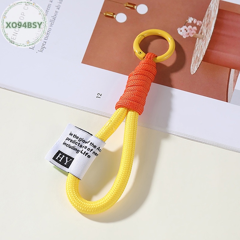 Xo94bsy Dây Lưới Đeo Điện Thoại / Móc Khóa Màu Huỳnh Quang vn