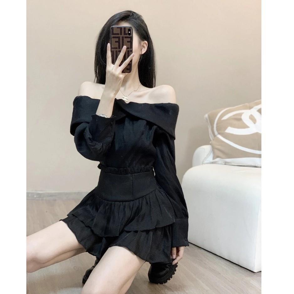 Bộ Áo Và Chân Váy Thời Trang Mùa Thu 2023 Quyến Rũ Dành Cho Nữ