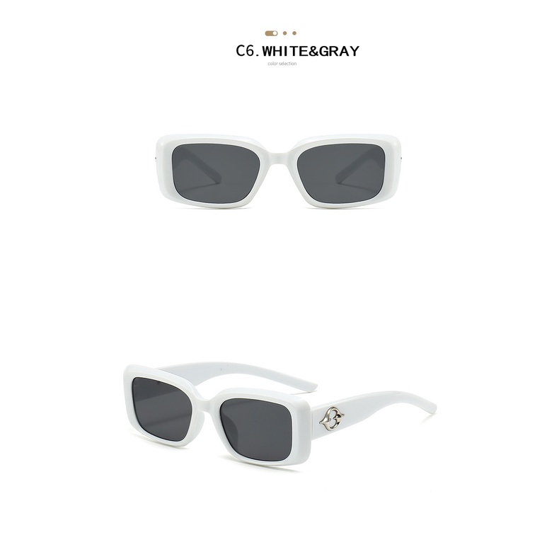 Kính Mát Hình Chữ Nhật Phong Cách retro Thời Trang Cho Nữ