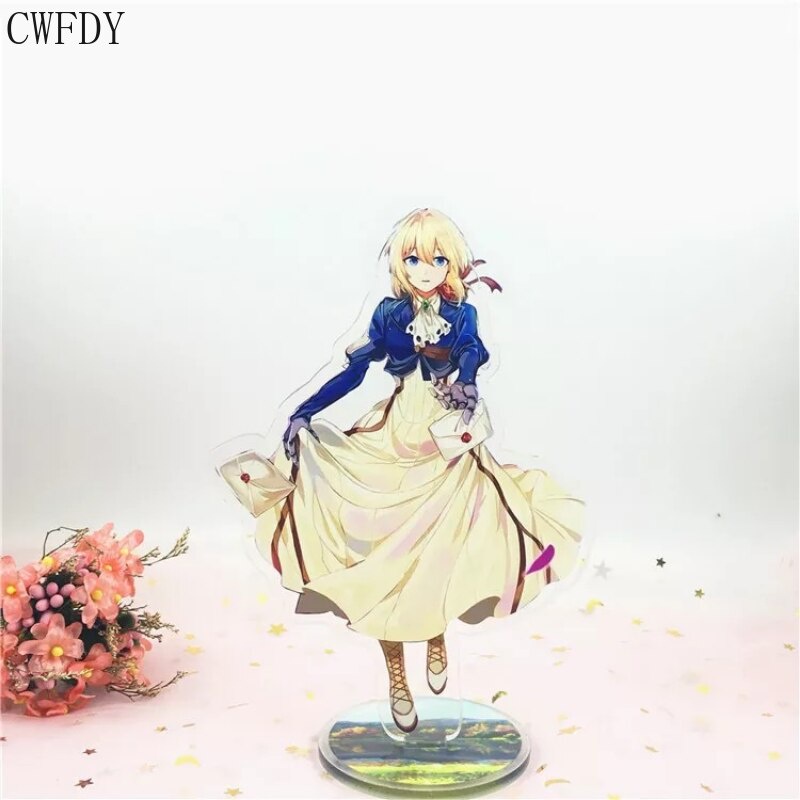 Mô hình Standee New 2023 Anime Violet Evergarden Acrylic mica chibi trang trí trưng bày mô hình