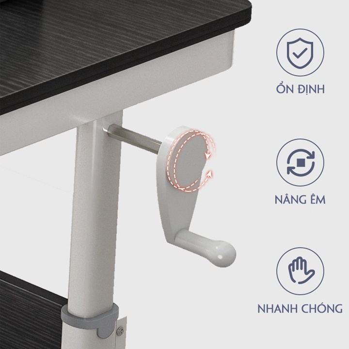 Bàn Làm Việc Bàn Học Sinh Cao Cấp Nâng Hạ Chiều Cao Dailyhousehold Kích Thước 100CM
