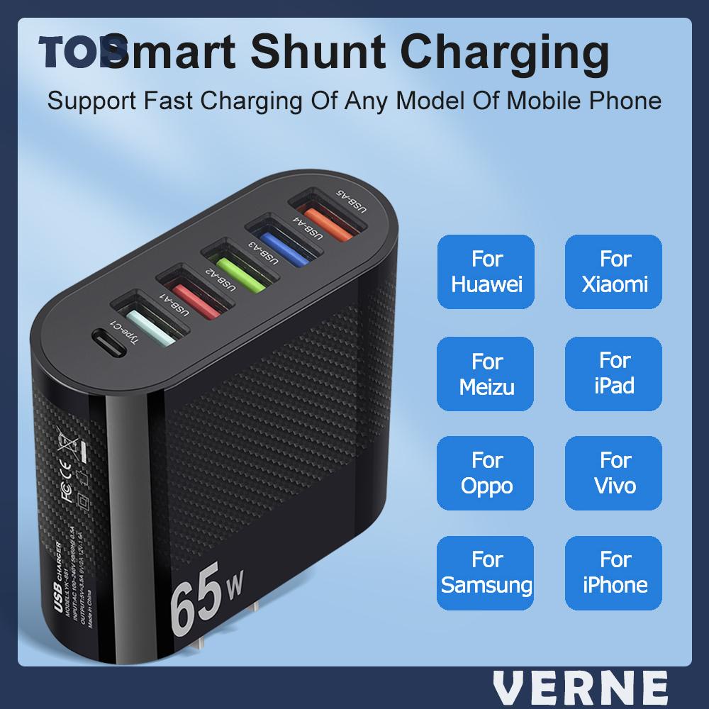 Củ Sạc 65w usb type-c 5v / 3.5a Cho iphone 14 13 12 huawei