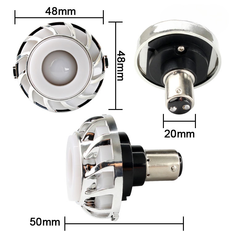 Đèn led Phanh Nhiều Màu Sắc Gắn Đuôi Xe Mô Tô