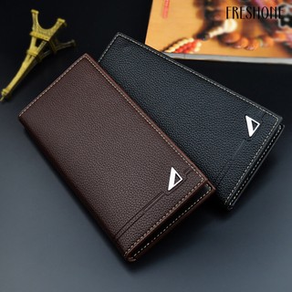 Ví Da Nam Dáng Dài Nhiều Ngăn Phong Cách retro