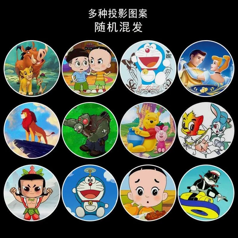 Đèn Chiếu Hình Hoạt Hình Bằng Ngón Tay Phát Sáng Nhiều Họa Tiết