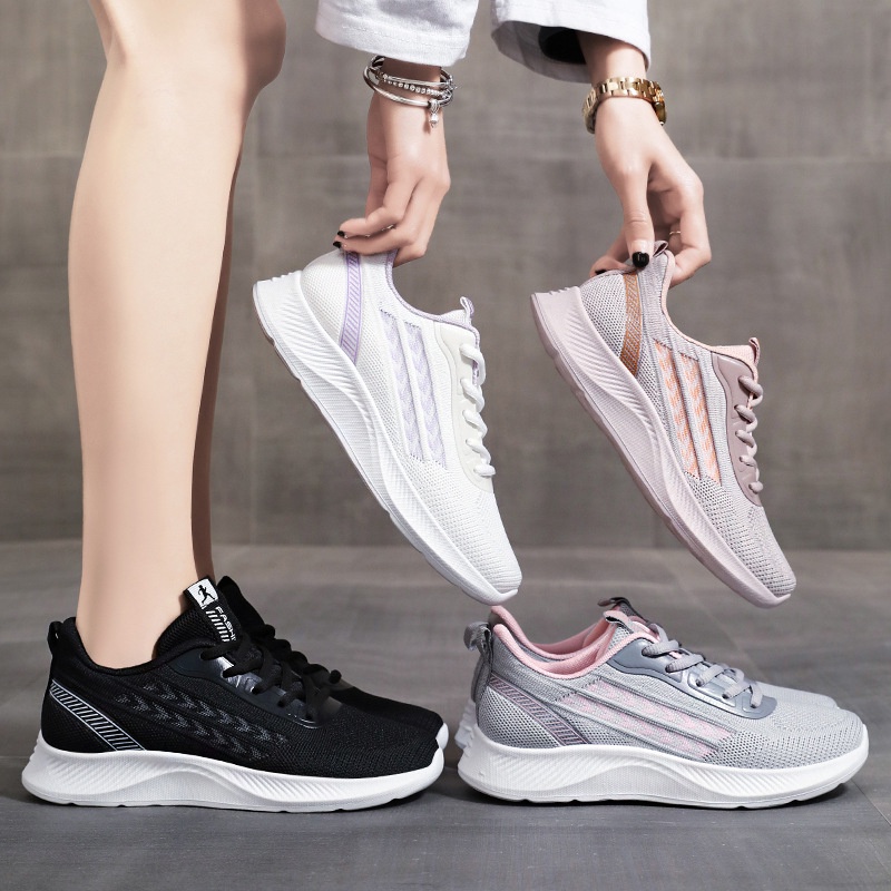 Giày thể thao ENLEE thoáng khí phong cách Hàn Quốc cho nữ