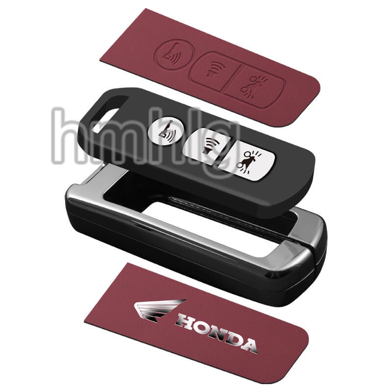 Móc Khóa Bằng Da Và Hợp Kim Kẽm Cho Xe honda adv 150 / pcx150 / forza 300 / rs 150