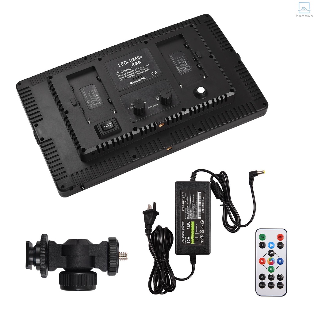 Bảng Điều Khiển Đèn led rgb Chụp Ảnh 50w 700 Hạt led 3200k-5600k dc / np Chuyên Dụng #homevn