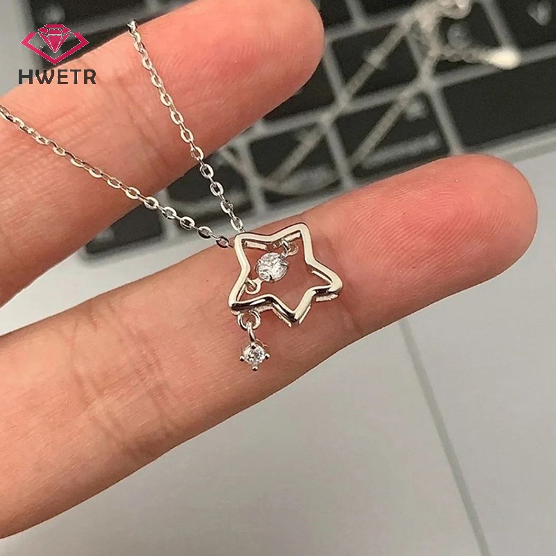 Vòng cổ Mặt Ngôi Sao Đính Đá Lấp Lánh Thời Trang Cho Nữ y2k Mới