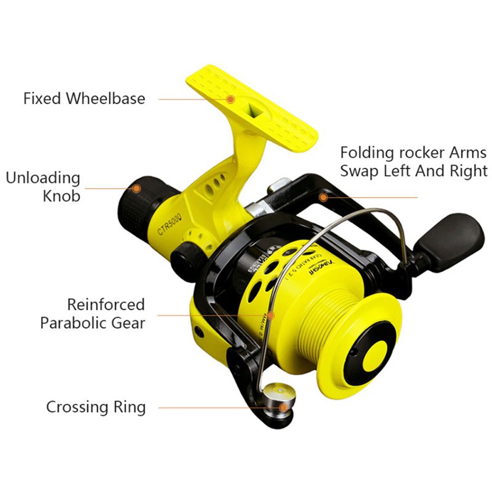 Máy Câu Cá 5.5: 1 Mạ Điện Chuyên Dụng Cho bass Pace carp Unload