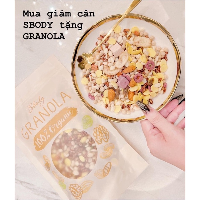 Ngũ Cốc Hạt Ăn Kiêng Granola Sbody 100Gram