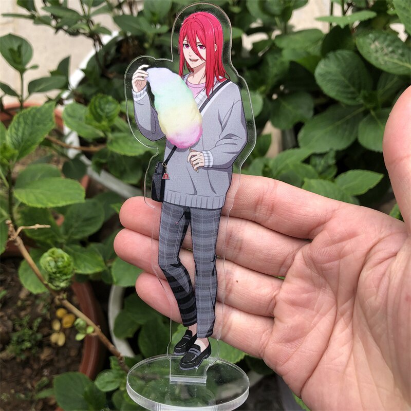 Mô hình Standee 15CM Anime BLUE LOCK Isagi Yoichi Chigiri Hyoma Anime Manga Nhật Bản Phụ Kiện Trang Trí Túi xách Balo