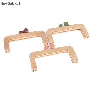 Ốc vít 20cm bằng gỗ trơn gắn khung túi xách tiện dụng