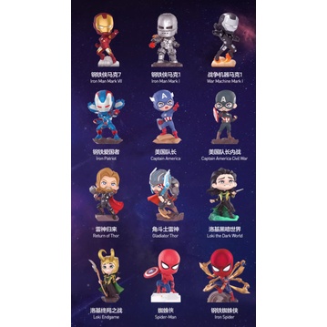★Đồ Chơi hgtoys hgtoys★ Búp Bê popmart marvel Infinity legend series Trang Trí Hộp Quà Tặng Thời Thượng