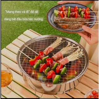 Bếp Nướng 💥 HÀNG LOẠI 1 💥 Bếp Nướng Than Hoa Âm Bàn Hàn Quốc Không Khói Chất Lượng Cao Cấp, Siêu Bền Dễ Dàng Làm Sạch