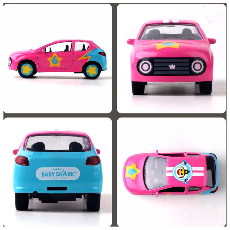 Baby Shark Metal Racing Pullback Car