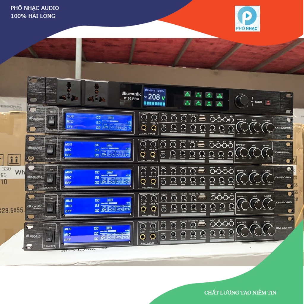 Vang Cơ dB Acoustic KM330 PRO- Chính hãng dBAcoustic dễ chỉnh và nâng cấp chất âm karaoke gia đình bạn