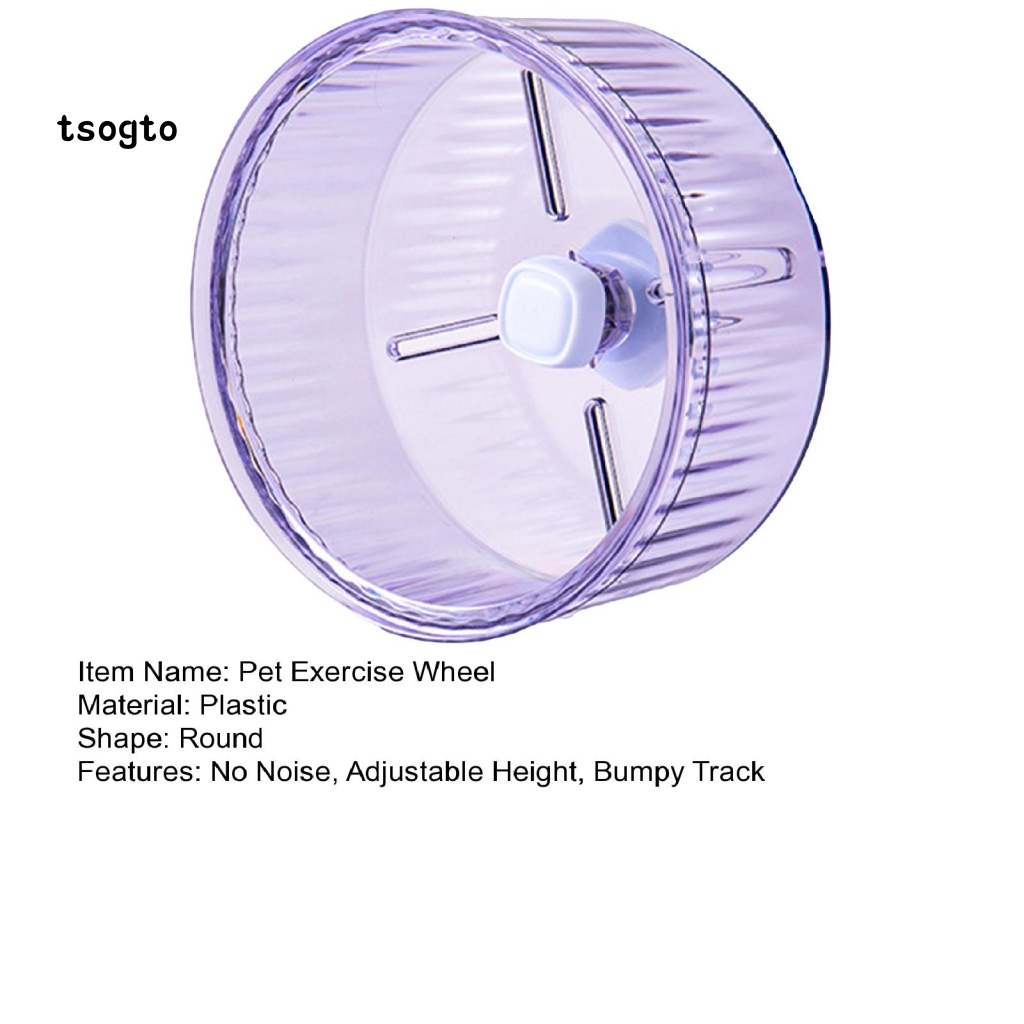 Bộ Đồ Chơi Vòng Bi Đôi Cho Chuột hamster Chạy Bộ