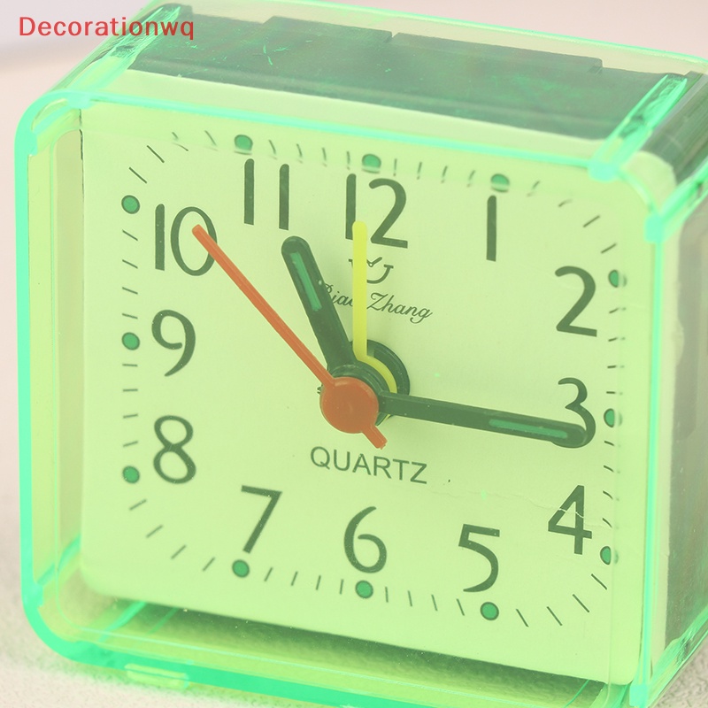 1 Đồng Hồ Báo Thức Để Bàn Hình Vuông mini Dùng Trang Trí Phòng Ngủ Mới